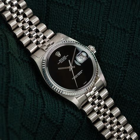 rolex datejust onyx replica|how to identify rolex models.